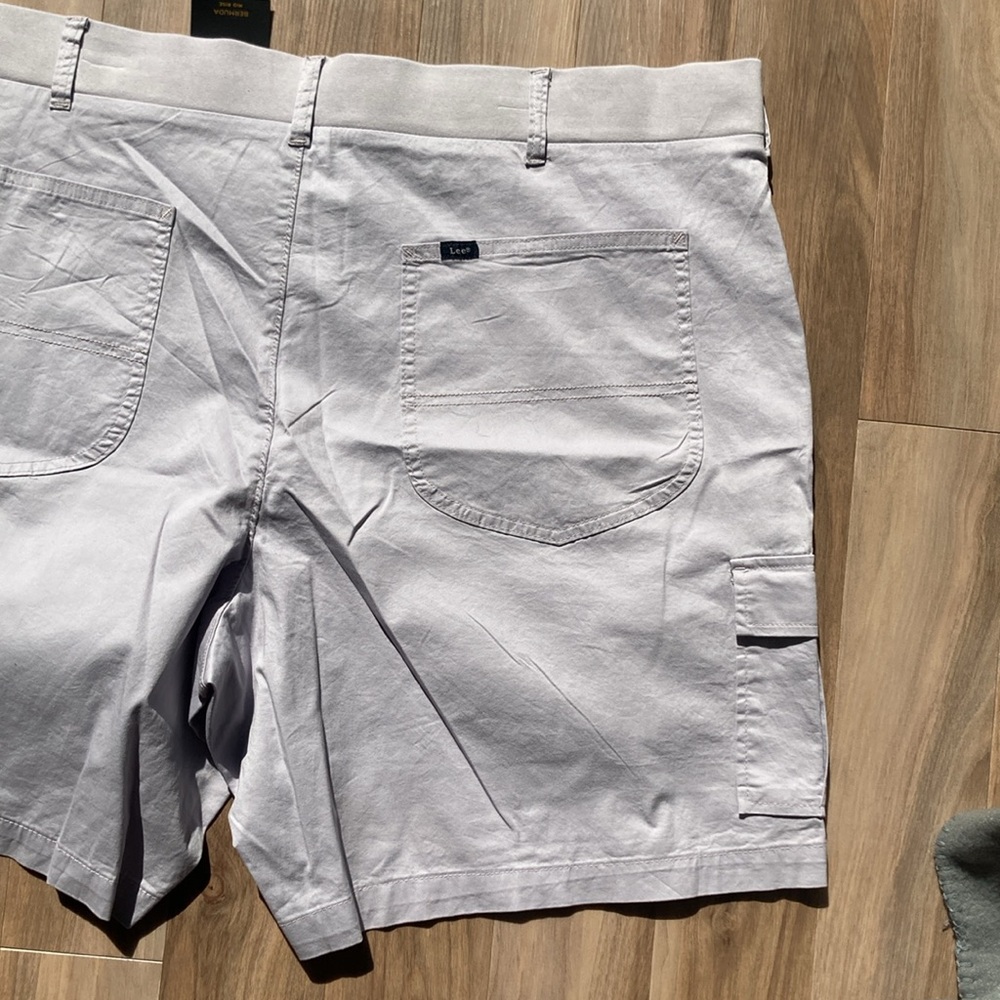 Lee Bermuda short soft flex comfort waistband midrise 9 in inseam 24W - Picture 10 of 17